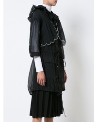 Женская черная парка от Vivetta