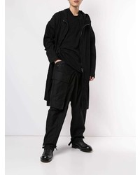 Мужская черная парка от Julius