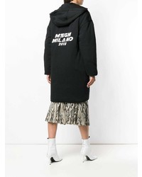 Женская черная парка от MSGM