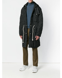 Мужская черная парка от Maison Margiela