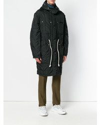 Мужская черная парка от Maison Margiela