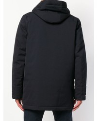 Мужская черная парка от Fay