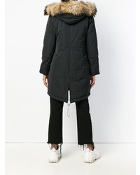 Женская черная парка от Woolrich