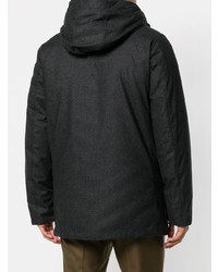 Мужская черная парка от Woolrich