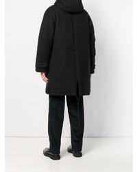 Мужская черная парка от Maison Flaneur