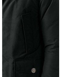 Мужская черная парка от Woolrich