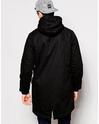 Мужская черная парка от Wesc