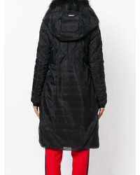 Женская черная парка от Twin-Set