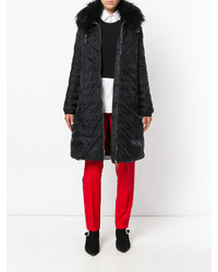 Женская черная парка от Twin-Set