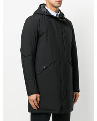 Мужская черная парка от Herno