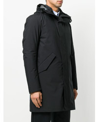 Мужская черная парка от Herno