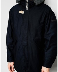 Мужская черная парка от Lee