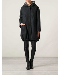 Женская черная парка от Liska