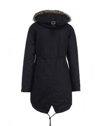 Женская черная парка от QED London