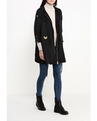 Женская черная парка от Savage