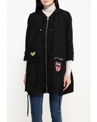 Женская черная парка от Savage