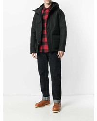 Мужская черная парка от Woolrich