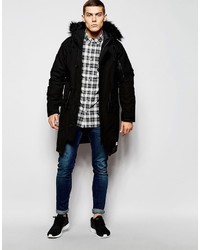 Мужская черная парка от Penfield