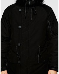 Мужская черная парка от Penfield