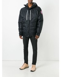 Мужская черная парка от Canada Goose