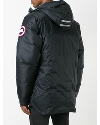 Мужская черная парка от Canada Goose