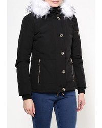 Женская черная парка от Softy