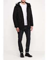 Мужская черная парка от Tom Tailor Denim