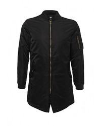 Мужская черная парка от Tony Backer