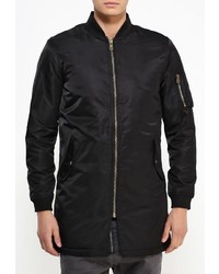 Мужская черная парка от Tony Backer