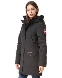 Женская черная парка от Canada Goose