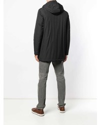 Мужская черная парка от Paul & Shark