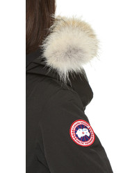 Женская черная парка от Canada Goose