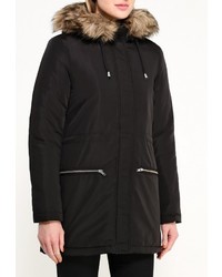 Женская черная парка от Vila