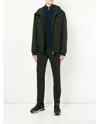 Мужская черная парка от Valentino