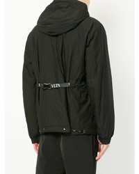 Мужская черная парка от Valentino