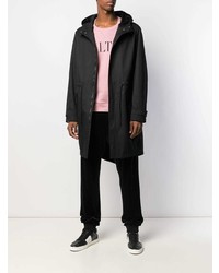 Мужская черная парка от Valentino