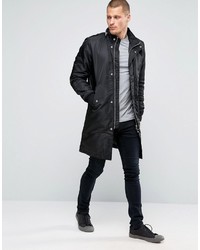 Мужская черная парка от Diesel