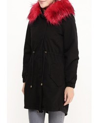 Женская черная парка от Z-Design