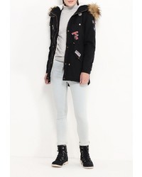 Женская черная парка от Z-Design