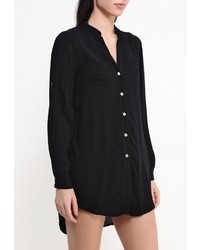 Черная пляжная туника от Phax