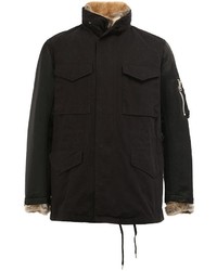 Черная полевая куртка от 08sircus
