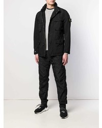 Черная полевая куртка от Stone Island