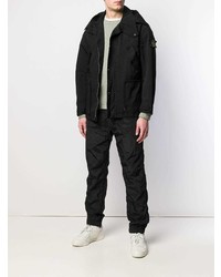 Черная полевая куртка от Stone Island