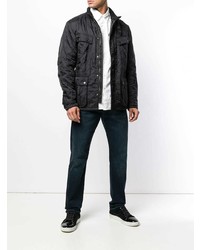Черная полевая куртка от Barbour