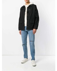 Черная полевая куртка от Saint Laurent