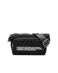 Мужская черная поясная сумка из плотной ткани от Calvin Klein 205W39nyc