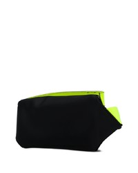 Мужская черная поясная сумка из плотной ткани от DSQUARED2