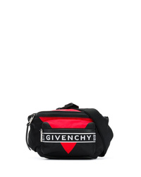 Мужская черная поясная сумка из плотной ткани от Givenchy