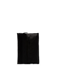 Мужская черная поясная сумка из плотной ткани от Raf Simons