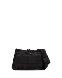 Мужская черная поясная сумка из плотной ткани от The Celect